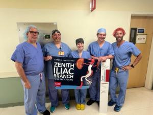 Brown Surgical Associates Surgeons First in New England to Perform Implantation of Groundbreaking Iliac Branch Device