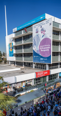 Santa Claus Arrives via Helicopter and Rappels Down at the 34th Annual Luskin Orthopaedic Institute for Children Toys & Joy to Greet Over 1,000 Patients & Families