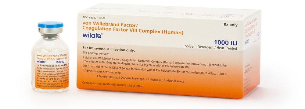 Octapharma USA: FDA Grants Orphan Drug Exclusivity to wilate®, the First VWF Concentrate for Prophylaxis in All Types of VWD