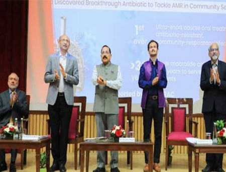 Dr. Jitendra Singh Announces Soft Launch of  Antibiotic Nafithromycin