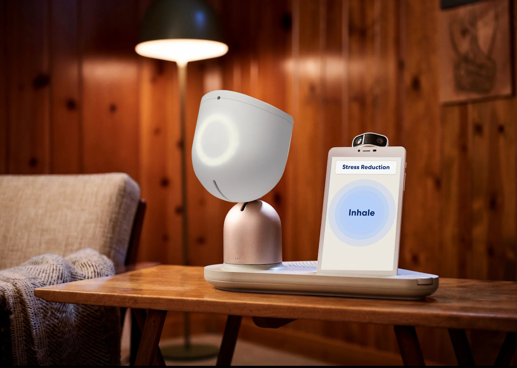 Robot bringing companionship to seniors, ElliQ, gets 2.0 update including caregiver app 