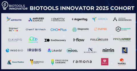 BioTools Innovator 2025 Cohort Includes Top 31 Life Sciences Tools and Diagnostics Companies