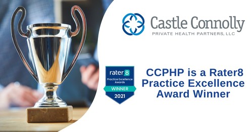 Castle Connolly Private Health Partners Is Proud to Receive rater8 Practice Excellence Award