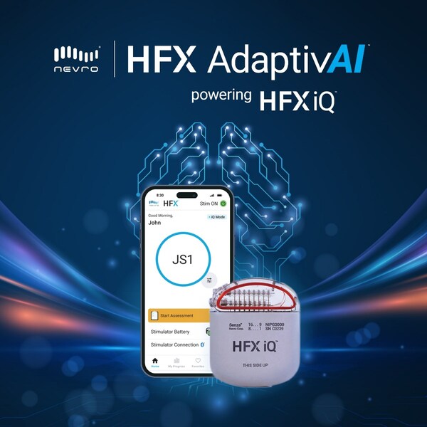 Nevro Announces the Launch of HFX AdaptivAI™, the Only AI-Driven Technology in Spinal Cord Stimulation