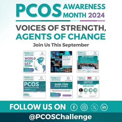 PCOS Challenge Mobilizes Global Community for 2024 Awareness Month with Over 400 Landmark Lightings and National Tour