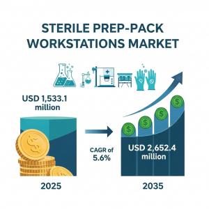Sterile Prep-Pack Workstations Market Poised for 73% Growth by 2035 as Hospitals Modernize Sterile Processing