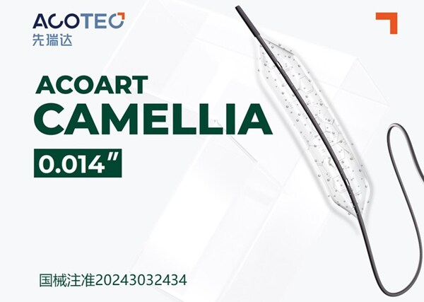 先瑞达紫杉醇释放冠脉球囊扩张导管AcoArt Camellia®获NMPA批准上市