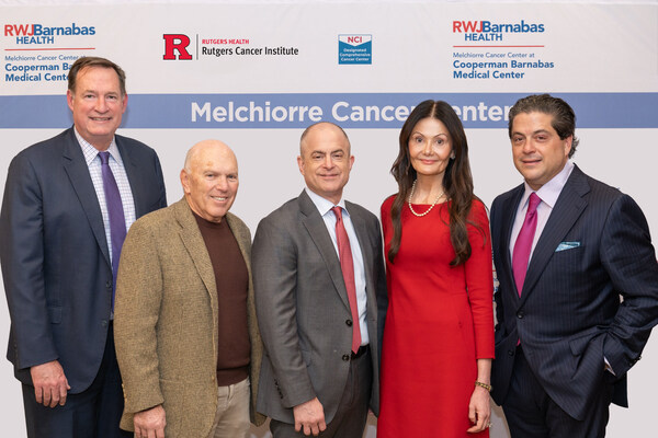 Cooperman Barnabas Medical Center Announces Historic Gift from Andrea and Anthony Melchiorre to Support New Cancer Center