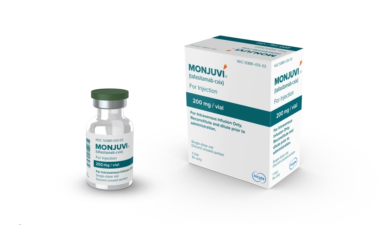 Incyte to seek FDA approval for 7-drug Monjuvi regimen in 1st-line diffuse large B-cell lymphoma