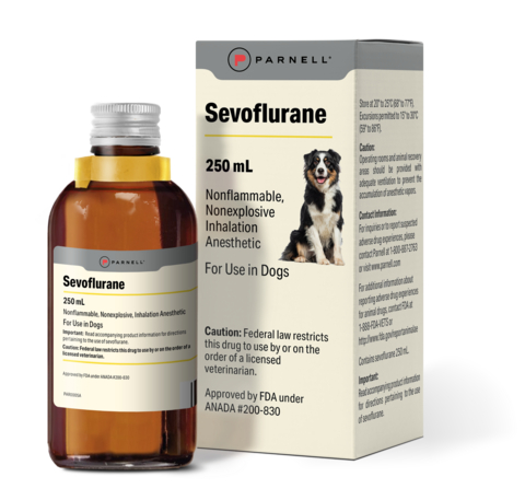 Parnell Adds Sevoflurane to Its Growing Veterinary Anesthesia Portfolio