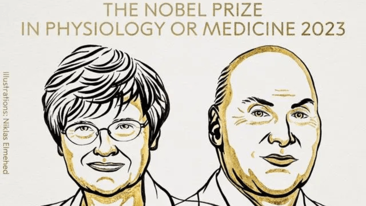 Nobel Prize in Medicine awarded to pair of scientists behind mRNA COVID-19 vaccines