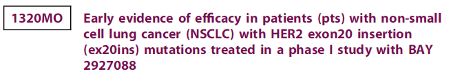 拜耳：BAY2927088获突破疗法认定，治疗HER2激活突变NSCLC