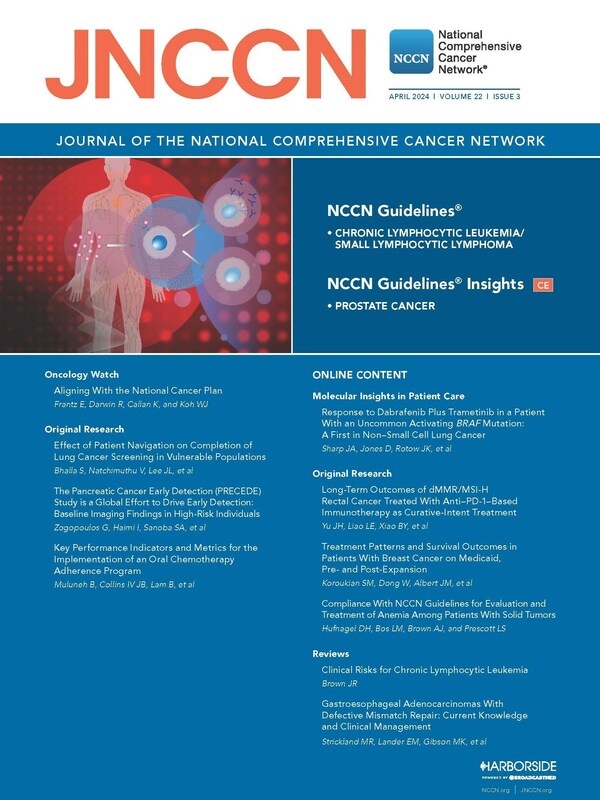 New Findings in JNCCN Illustrate Pathway for Screening High-Risk Individuals for Pancreatic Cancer in PRECEDE Study