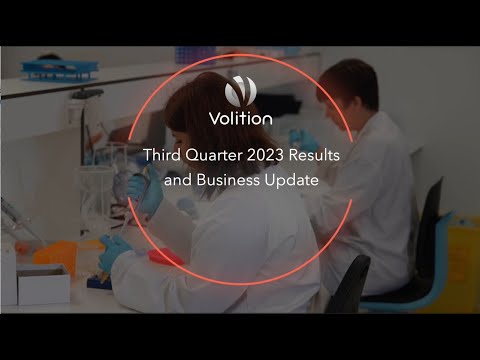 VolitionRx Limited Announces Third Quarter 2023 Financial Results and Business Update