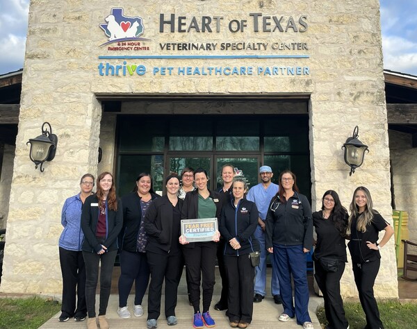 Heart of Texas Veterinary Specialty & 24-Hour Emergency Center Becomes Country's First Fear Free-Certified ER/Specialty Hospital