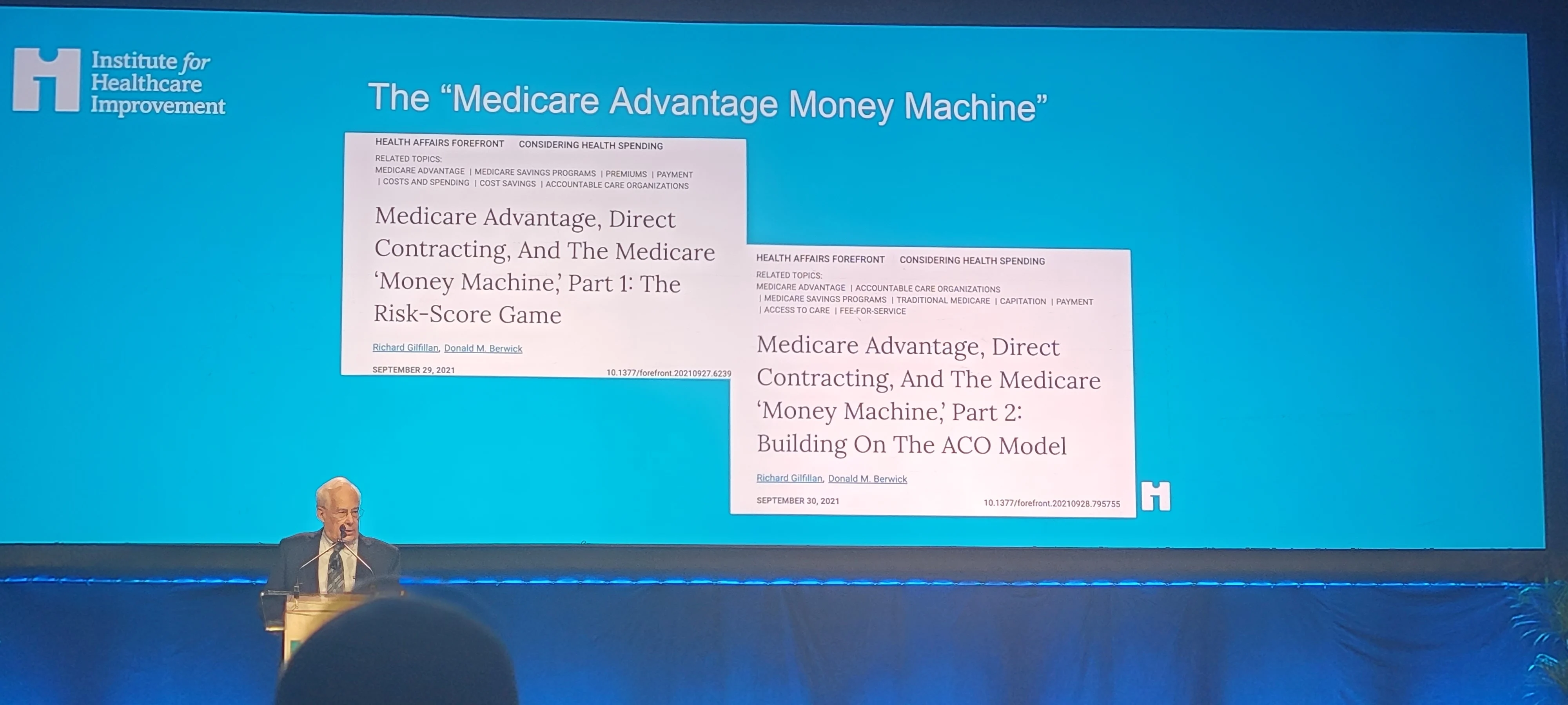 IHI Forum: Don Berwick calls out greed, rallies industry to protest monetization of healthcare