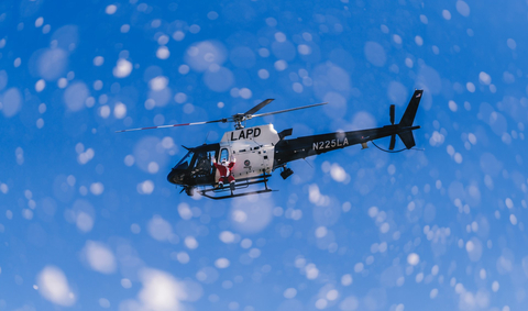 Santa Claus Arrives via Helicopter and Rappels Down at the 34th Annual Luskin Orthopaedic Institute for Children Toys & Joy to Greet Over 1,000 Patients & Families