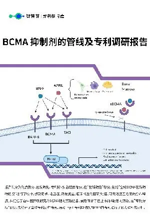 BCMA抑制剂的管线及专利调研报告